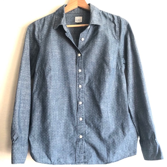 J. Crew Factory Tops - J Crew Classic Button down shirt chambray